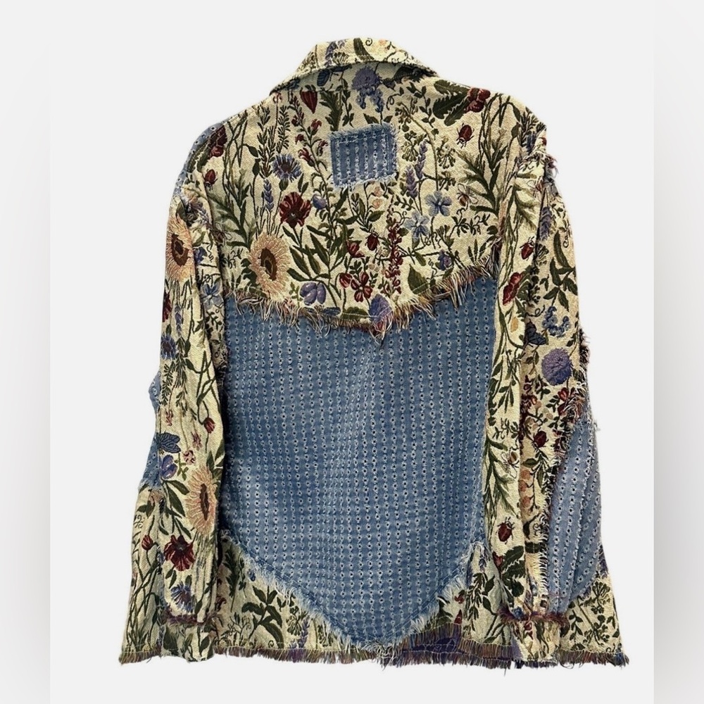 POL Blue Floral Jean Jacket - Picture 8 of 9
